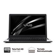 Notebook - Vaio Vjf155f11x-b1011b I7-7500u 2.70ghz 8gb 256gb Ssd Intel Hd Graphics 620 Windows 10 Home Fit 15s 15,6" Polegadas