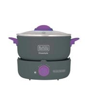 Panela Elétrica Multiuso Black & Decker Freestyle Cinza e Roxo 110v Pc700-br