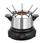 Panela Elétrica de Fondue Mondial Cinza e Preto 220v Fd02