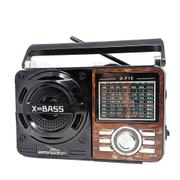 Rádio Portátil Com Rádio Am/fm Grasep Retrô 8 W Rms - Df10