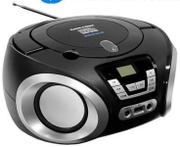 Rádio Portátil Com Usb Mega Star Boombox Preto 1200 W Rms - Mp1842bt