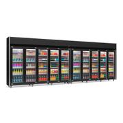 Geladeira/refrigerador 3920 Litros 10 Portas Preto - Gelopar - 220v - Geas-10p Pr