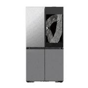 Geladeira/refrigerador 699 Litros 4 Portas Inox Bespoke Family Hub - Samsung - 220v - Rf29db9950qdbz