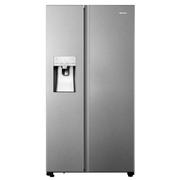 Geladeira/refrigerador 533 Litros 2 Portas Inox Side By Side - Hisense - 220v - Rs-69w1aiqi