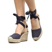 Sandália Anabela Zatz Espadrille Corda Amarração Feminina - Espadrilles -  Magazine Luiza