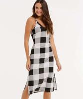 vestido xadrez lojas marisa