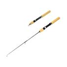 0.6m 0.8m 1m equipamento de pesca de carbono mini vara de camarão para pesca no gelo de inverno