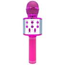 0 - Microfone Bluetooth Karaoke WS-858 - Pink
