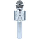 0 - Microfone Bluetooth Karaoke WS-858 - Prata