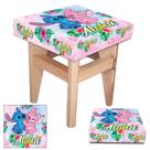 005 banquinho banqueta infantil stitch aloha