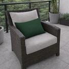 01 Almofada Cheia 50x30 Cm Tecido Suede Liso Retangular
