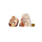 01 Aragonita Raio Laranja Pé Serrado 5 a 9cm 50 a 100g Tipo B
