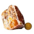01 Aragonita Raio Laranja Pé Serrado 8 a 12cm 400 a 500g Tipo B