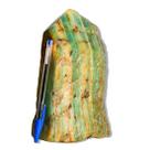01 Aventurina Verde Pé Bico e Corpo Polido 1,9Kg 20cm Tipo B