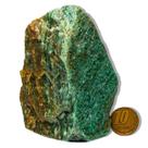 01 Aventurina Verde Pé Serrado 7 a 12cm 300 a 400g Tipo B
