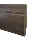 01 barra - 2,10 metros de rodapé 08 cm em mdf Ipê