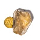 01 Bloquinho Quartzo Fumê 30 a 50g Média 3cm Tipo B