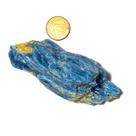 01 Cianita Azul Pedra Bruto Natural 150 a 200g 8-13cm Tipo B