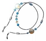 01 Cordinhas Correntinha Armação Óculos Moda Feminina Cordão Pérola grau armaçao sol solar feminino lente espelhada acessório pedra natural