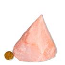 01 Cristal Rosa Pé e Bico Serrado 400 a 500g Aprx 8cm Tipo B