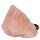 01 Cristal Rosa Pedra Bruto 200 a 300g Média 5 a 10cm Tipo B