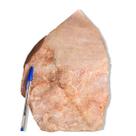 01 Cristal Rosa Pedra Pé e Bico Serrado 11Kg 34cm Tipo B