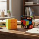 01 Cubo Color Magic 3x3x3 Dutoys Cubo Mágico Colorido Plastico Diversão Infantil Cubos