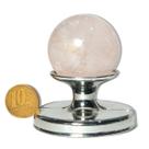 01 Esfera Quartzo Rosa Natural 50 a 100g 3 a 5cm Classe C