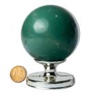 01 Esfera Quartzo Verde Natural 6 a 8cm 400 a 500g Tipo A