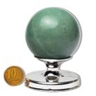 01 Esfera Quartzo Verde Natural 7 a 12cm 200 a 300g Tipo B