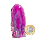 01 Geodo de Ágata Rosa 250 a 300g 7 a 12cm Classe B
