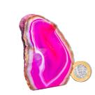 01 Geodo de Ágata Rosa 400 a 450g 7 a 12cm Classe B