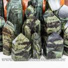 01 kg de Ponta de Quartzo Brasil Natural - Pedra Gerador Sextavado para Atacado