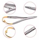 01 Kit C/ 6 Un Pinça Precisão Ferramenta Relojoeiro Joalheiro Aço Inox Ourives fórceps bateria relógio ajuste alicate martelo extrair resistente