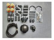 01 Kit De Acessórios Para Box De Banheiro De Canto Preto 01 Kit De Acessórios Para Box De Banheiro De Canto Preto
