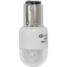 01 Lampada Encaixe 2 Polos Bivolt 3 Leds Maquina Costura Ba15d