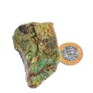 01 Malaquita Pedra Bruto Natural 100 a 150g 7 a 10cm Tipo C