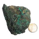 01 Malaquita Pedra Bruto Natural 80g 7,5cm Tipo A