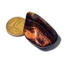 01 Olho de Tigre Indiano Rolado Pedra G 30 a 45mm Classe A 01 Olho de Tigre Indiano Rolado Pedra G 30 a 45mm Classe A