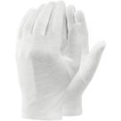 01 Par Luva Branca Fanfarra Garçon 100% Algodão Fantasia P M G Alergia buffet restaurante carnaval tecido atacado mágico pano Tamanho masculina femini