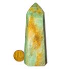 01 Ponta Aventurina Verde Natural 100 a 200g 9 a 11cm Tipo B
