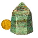 01 Ponta Aventurina Verde Natural 50 a 100g 5 a 7cm Tipo B