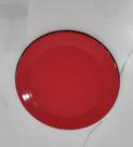 01 Prato Esmaltado Sobremesa Ágata Original Cor Vermelho Metallouça