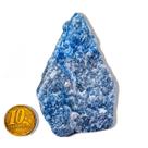 01 Quartzo Azul Pedra Pé Serrado 5 a 9cm 100 a 200g Tipo B