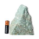 01 Quartzo Verde Pedra Pé Serrado 300 a 400g Apx 11cm Tipo B