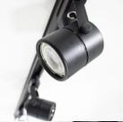 01 Trilho Eletrificado 1m preto + 3 Spot Gu10 Mr16 Led 6w 6000K branco frio ST685