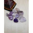 01 und Cristal pedra natural variados