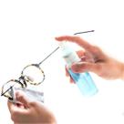01 Unidade de Kit de Limpeza para óculos com 4 unidades Limpa Lentes + 4 unidades Flanela Mágica