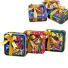 01 unidade Lata Natal C/ Visor Decorada C/ Bombons Presente