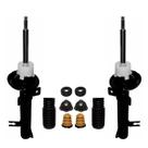 02 Amortecedor Dianteiro Nakata + Kit Batente Ford Fiesta Sedan 2003 A 2014